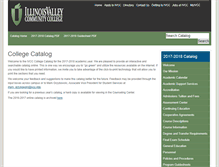 Tablet Screenshot of catalog.ivcc.edu